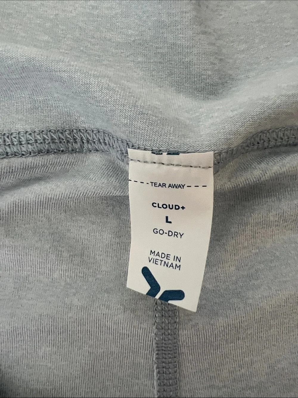 Old Navy Cloud Light Blue Leggings & Racerback Crop Top Set Sz L